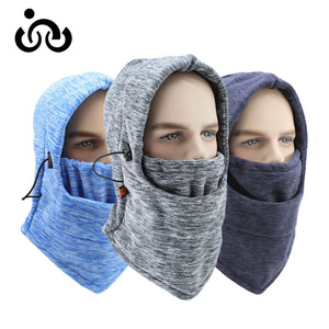 Winter Cycling Face Mask Gray Stripe Windproof Warm Headgear For Outdoor Sports Hiking Skiing Mountaineering Camping Adult - Product Image 4