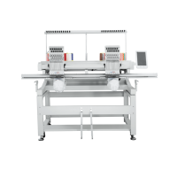 Machine à broder Revhon à 2 têtes avec grande zone de travail 800*500mm, multifonctionnelle, 12/15 aiguilles