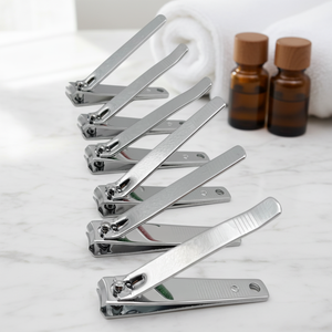 Ensemble de coupe-ongles à bord plat professionnel pour le soin des ongles, outil de pédicure, thème de Noël, résine scintillante, coupe-ongles en résine - Product Image 5