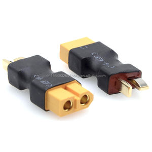 Xt60 זכר/נקבה ל t תקע מחבר מתאם עם pa66 & פליז עבור רחפנים rc - Product Image 6