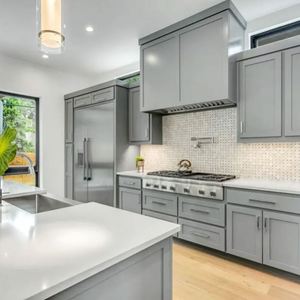 Juego de Muebles de Cocina Modulares de Madera con Acabado UV y Cierre Suave, Estilo Europeo Moderno, Listos para Armar, para Uso en Apartamentos y Centros Comerciales - Product Image 3