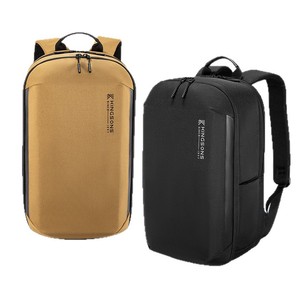 Kingsons Laptop <b>Backpack</b> 20-35L Lightweight Unisex Everyday Use Solid Color Khaki <b>Black</b> - Product Image 5