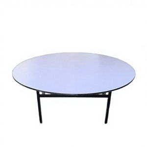 Meubles d'hôtel modernes à prix avantageux, table de banquet en PVC, table pliante pour 10 personnes - Product Image 2