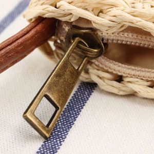 Summer Women Bohemian Handmade Paper Crossbody Bag with USB <b>Small</b> Beach Seaside Vacation Bag - Product Image 4