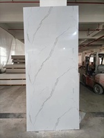 Panneau mural en PVC brillant 1220x2440mm 2mm / Prix de la feuille de marbre PVC UV