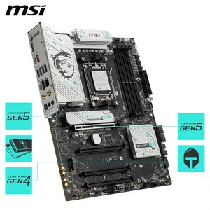 MSI B850 GAMING PLUS WIFI Carte Mère ATX Design AMD 9000/8000/7000 Support AM5 DDR5 Mémoire Boost <span class=keywords><strong>8200</strong></span> <span class=keywords><strong>MT</strong></span>/s PCIe 5.0 Nouveau Bureau - Product Image 2
