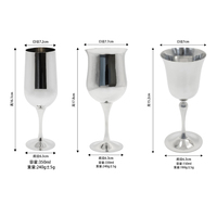 RTS RVS Champagnebeker Restaurantgoblet in verschillende kleuren voor buitengebruik