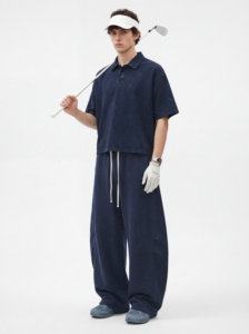 Camiseta de hombre oversize de algodón tejido de 280 g/m² con efecto salpicado de pintura, lavado vintage y desgastado, estilo casual holgado para streetwear. - Product Image 4