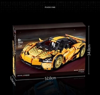 50029 Modèle de voiture de sport de course super performante 720s High-Tech MOC, Kits de construction DIY en briques, Jouets pour garçons, Ensembles de blocs de construction