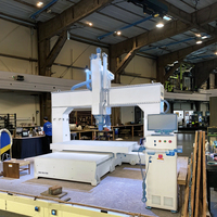 Machine de découpe et de gravure CNC 5 axes grand format pour mousse de polystyrène EPS, système Syntec ATC