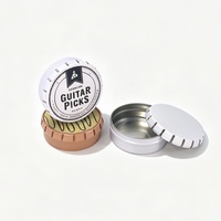 Boîte en métal ronde personnalisée de qualité alimentaire avec couvercle, mini boîte à clic-clac portable vide pour bonbons, menthes, pilules, emballage de stockage