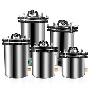 BAXIT <span class=keywords><strong>Autoclave</strong></span> Portatile a Vapore a Pressione in Acciaio Inox da 18L per Laboratorio, Prodotta in Cina - Product Image 5