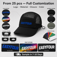 Casquette de sport ajustable personnalisée, respirante en maille, pour la course, l'extérieur, l'été, unisexe, légère, pour la course à pied