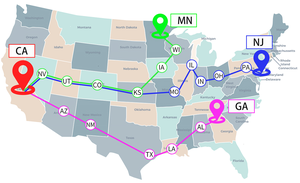 全包门到门空运服务中国到美国机场接机海关最终交付运输代理 - Product Image 3