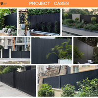 Clôture et portail en aluminium CHIYUN Modern Great Wall Panel : solution de sécurité écologique, isolée et résistante aux intempéries