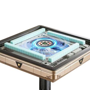 Foldable Heated Automatic Mahjong Machine <b>Dining</b> <b>Table</b> Dual Use Four Player Roller Coaster Style Home Use - Product Image 2