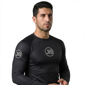Rashguard Unisex de Manga Larga para BJJ MMA, Compresión UPF50+, Estampado por Transferencia de Calor, Spandex/Poliéster 230g para No-Gi - Product Image 2