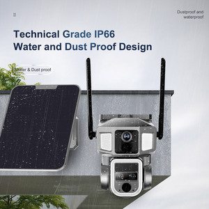 VISION - Sistema de Cámara de Seguridad WIFI y 4G para Exteriores de 4MP, Cámara Solar de Doble Lente, Cámara de Red CCTV con LS-MS3A 4K 10X O - Product Image 6