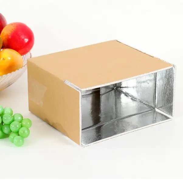 Kotak Kertas Termal Kelas Makanan, Kotak Paket Makanan Beku untuk Makanan Beku