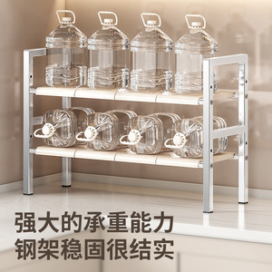 Étagère de rangement extensible en acier inoxydable Sea Shark pour évier, organiseur de placard à plusieurs niveaux pour ustensiles de cuisine - Product Image 4