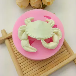 蟹形液体硅胶模具做蛋糕工具