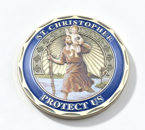 Moneda Conmemorativa de Cobre Bañada en Oro y Plata, Personalizada con Esmalte, Estampada en Metal, para Recuerdo Turístico y Promoción Empresarial - Product Image 6