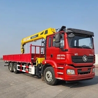 Camion grue à flèche télescopique SANYI 8T 10T 12T 16T 20T, châssis HOWO, personnalisé, certifié, directement de l'usine