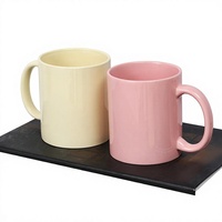 Mug en céramique et porcelaine personnalisable de haute qualité, 11 oz (350 ml), blanc, avec logo et motif personnalisables, compatible lave-vaisselle et micro-ondes, idéal pour les fêtes