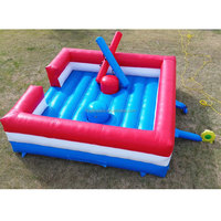 Jeu Gonflable Interactif de Combat de Gladiateurs sur Poteau pour Fêtes Adultes