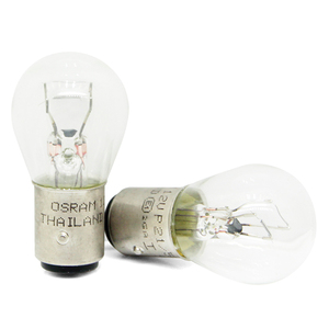 หลอดไฟฮาโลเจน <span class=keywords><strong>Osram</strong></span> 7528 P21/<span class=keywords><strong>5W</strong></span> <span class=keywords><strong>12V</strong></span> 21/<span class=keywords><strong>5W</strong></span> BAY15d ผลิตในประเทศไทย สำหรับไฟเบรก ไฟท้าย P21w - Product Image 4