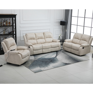 Phòng khách da ngồi có thể ngả sofa Hướng dẫn sử dụng ghế reclinable đồ nội thất nhà sofa đặt đồ nội thất sofa cắt 3 + 2 + 1 - Product Image 3