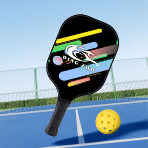 ไม้เทนนิสไม้คุณภาพสูงแบบ OEM/ODM พร้อมโลโก้สั่งทำพิเศษ อุปกรณ์ฝึกซ้อมและเล่นเพลย์บอล ไม้เทนนิส Padel โครงสร้างโลหะ - Product Image 2