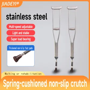 Aluminum Lightweight Adjustable Underarm Crutch For Hospital Crutches For Elderly