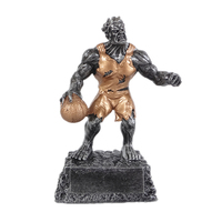 Trophée de basketball en résine Weivista, fabricant de trophées, plaque de gravure personnalisée, base en forme de ballon, design MVP, commande en gros
