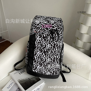 Men's <b>Backpack</b> Lightweight 20L Waterproof With Letter Print Color Blocking For School Travel Summer 2023 - Product Image 4