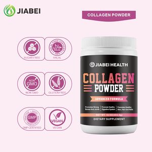 Kollagen OEM Maßgeschneiderte Nahrungsergänzung Hersteller Kollagenpulver Unterstützt Gesunde Haut und Starke Nägel Nahrungsergänzungsmittel für Frauen - Product Image 1