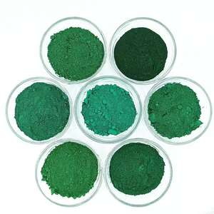 Synthetische Farb farbe Pigment Eisenoxid Grün pigment für Bodenbeläge Kunststoff Keramik - Product Image 1