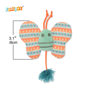 Jouet pour chaton en peluche douce Famipet, nouveau design libellule, avec herbe à chat, ensemble de jouets pour chat - Product Image 2