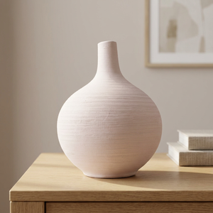 Pot en céramique AFF 18 cm, glaçure mate, design moderne, vase de table écologique, modèle AFF-Ceramic-Pot-156 - Product Image 2