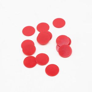 Jetons de poker multicolores 15 mm, jetons de récompense vierges en plastique, jetons de jeu de Mahjong, jetons de poker Texas Hold'em - Product Image 5