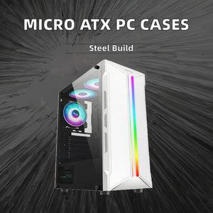 Caja de PC para Juegos Micro ATX de Escritorio, <span class=keywords><strong>Torre</strong></span> Media, con Productos en Existencia, Venta Directa de Fábrica - Product Image 3