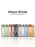 Coque de téléphone magnétique sécurisée en TPU et PC pour iPhone 18 Fold 18 Pro Max, avec logo personnalisé et emballage