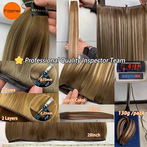 Fasimei bãi biển màu tóc Trinh Nữ phần mở rộng lớp biểu bì Remy tóc vô cùng cho Thiên Tài sợi ngang Khối lượng cho Thiên Tài sợi ngang - Product Image 3