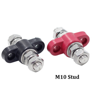 Bornes <span class=keywords><strong>de</strong></span> batterie à double tête M10 <span class=keywords><strong>de</strong></span> haute qualité pour voiture modifiée <span class=keywords><strong>camping</strong></span>-<span class=keywords><strong>car</strong></span> Yacht-équipement <span class=keywords><strong>de</strong></span> Distribution d'énergie - Product Image 3