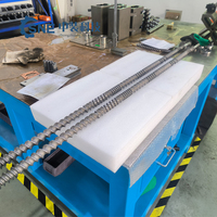 Extrudeuse de plastique à vis simple, granulateur de plastique, vis et barillet