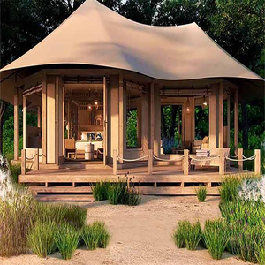 Venta Directa de Fábrica de Tiendas de Campaña Glamping, Cabañas de Vacaciones de Lujo al Aire Libre, Tienda de Campaña con <span class=keywords><strong>Terraza</strong></span> - Product Image 3
