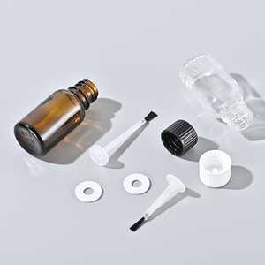 Flacon en verre vide pour vernis à ongles avec bouchon à brosse 5ml 10ml 15ml 20ml 30ml 50ml - Product Image 3