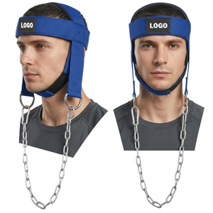 Arnés de Cabeza Ajustable de Alta Calidad, Resistente y Duradero, de Nailon y Cadena de Acero, para Levantamiento de Pesas y Fitness - Product Image 1
