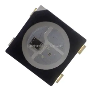 Perline lampada luce nero/bianco versione alloggiamento IC Point Control 4-Pin 5050 RGB SMD SK6812 Chip LED con guscio nero