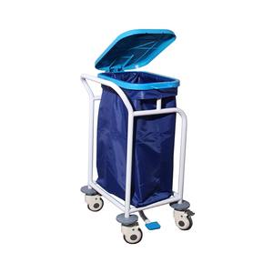 Chariot de blanchisserie médical pour hôpital, fabriqué en Chine, avec roues - Product Image 2